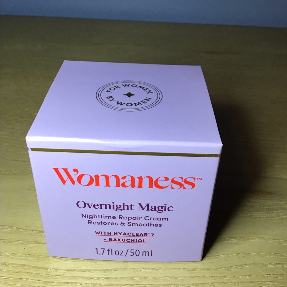 New Womaness Overnight Magic Nighttime Repair Cream In Box
